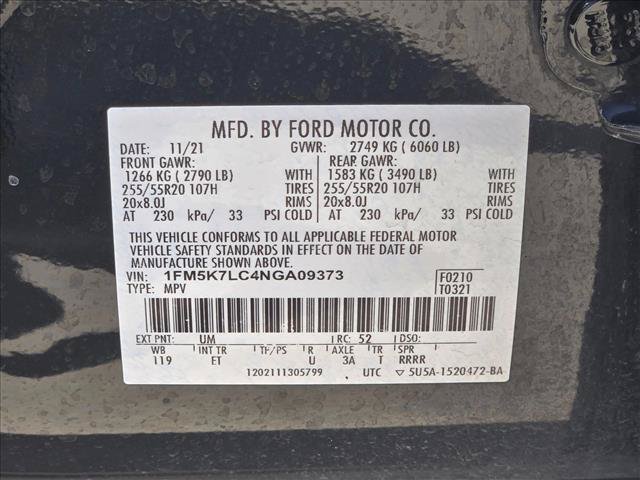 Used 2022 Ford Explorer King Ranch RWD image 24