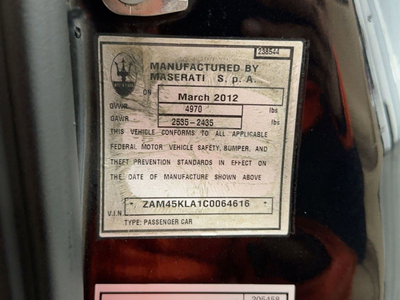 Used 2012 Maserati GranTurismo S image 29