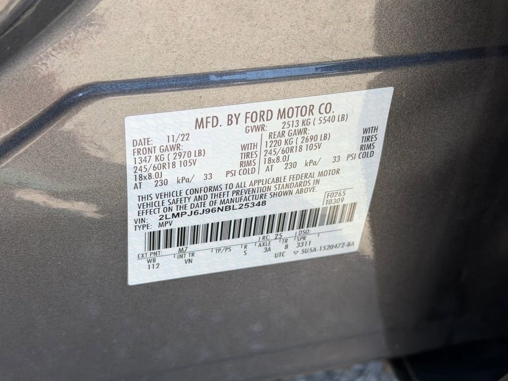 Certified 2022 Lincoln Nautilus FWD w/ Premium Package image 17