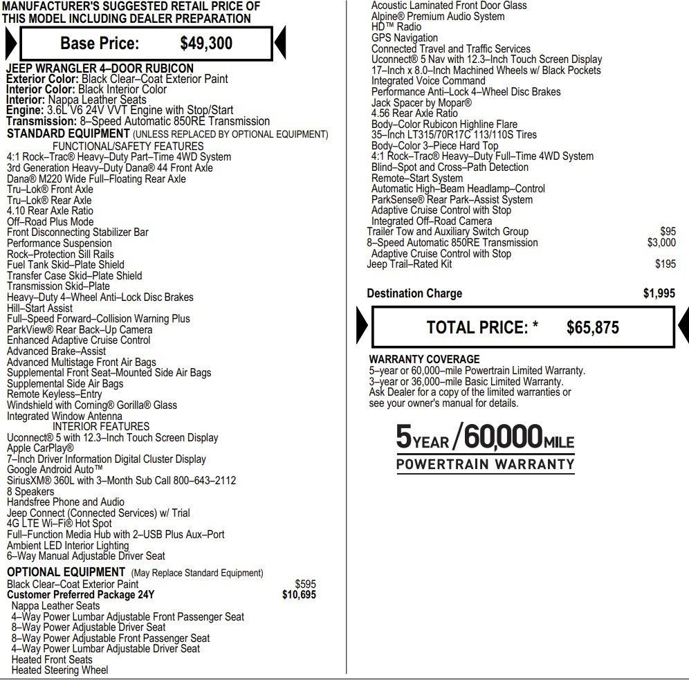 New 2026 Jeep Wrangler Unlimited Rubicon image 2