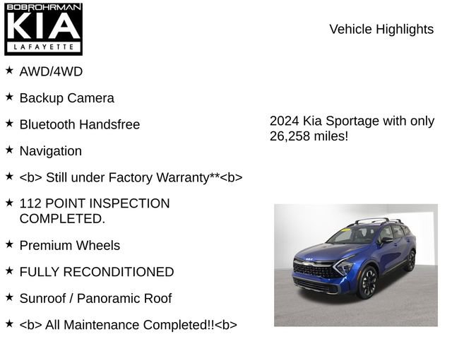 Used 2024 Kia Sportage X-Line AWD/4WD image 7
