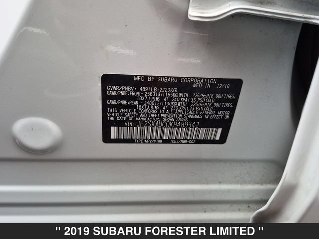 Used 2019 Subaru Forester Limited AWD/4WD image 35