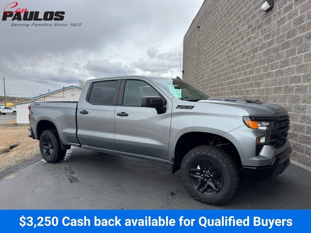 New 2026 Chevrolet Silverado 1500 Custom Trail Boss w/ Dark Appearance Package AWD/4WD image 1