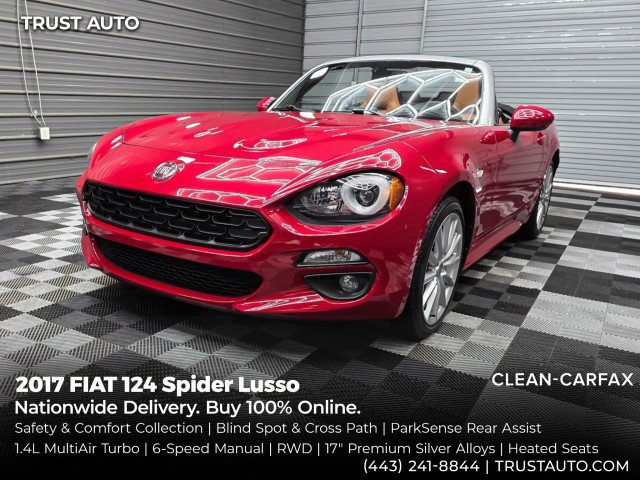 Used 2017 FIAT 124 Spider Lusso