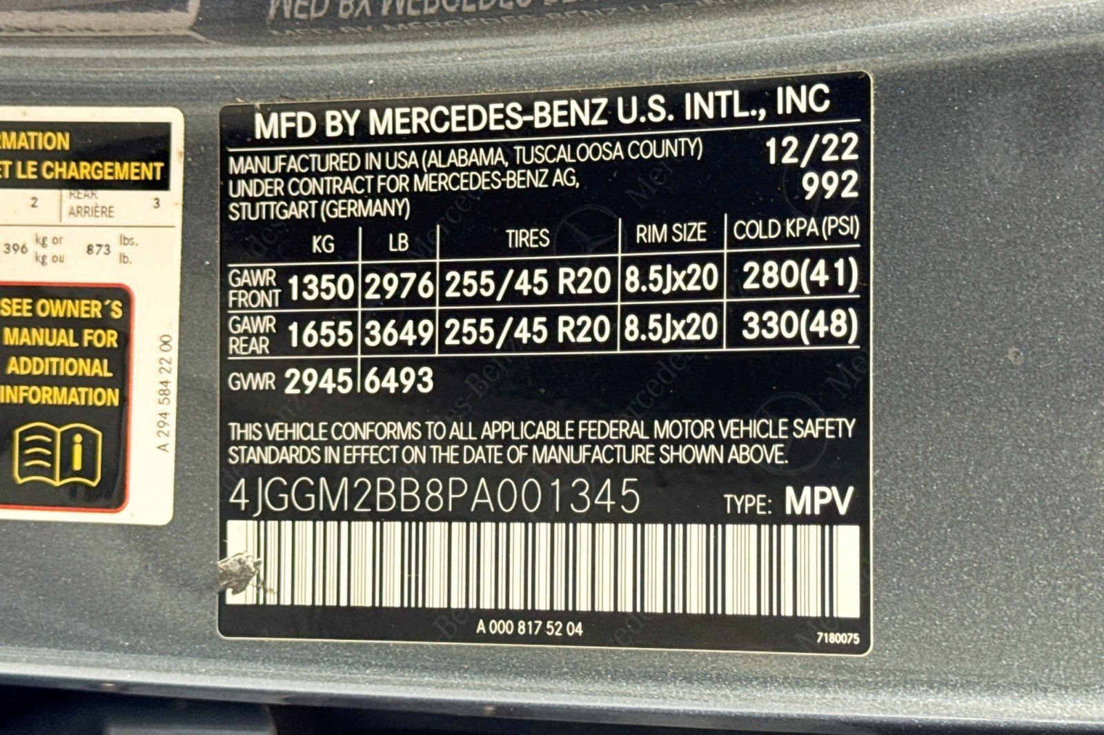 Certified 2023 Mercedes-Benz EQE 350+ SUV image 30