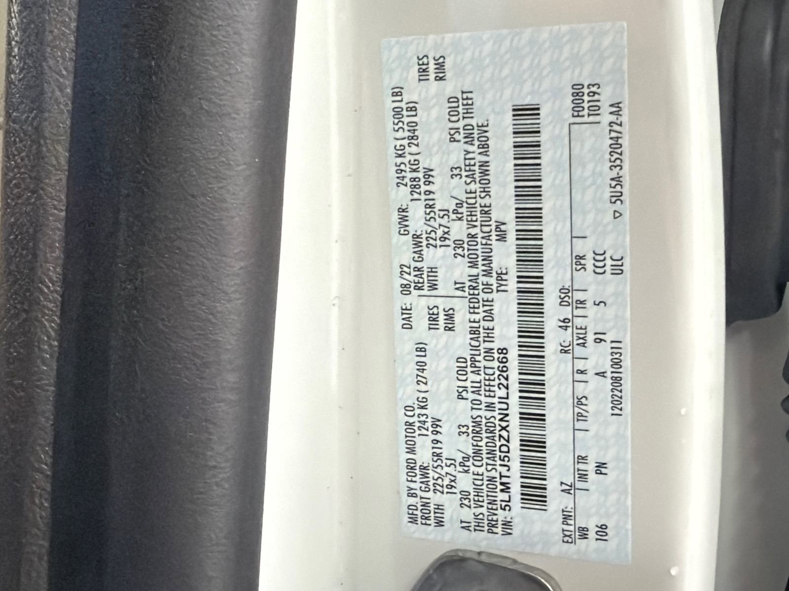 Used 2022 Lincoln Corsair Grand Touring image 35