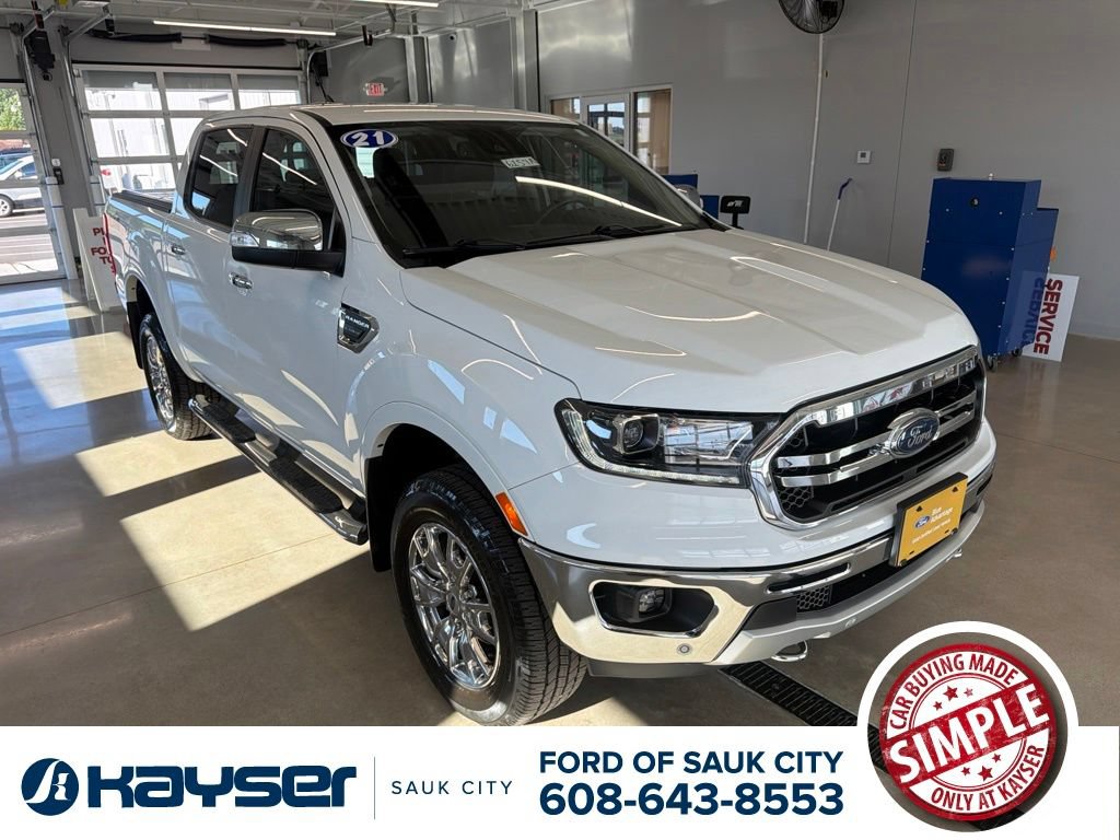 Certified 2021 Ford Ranger Lariat w/ Equipment Group 501A High AWD/4WD image 1
