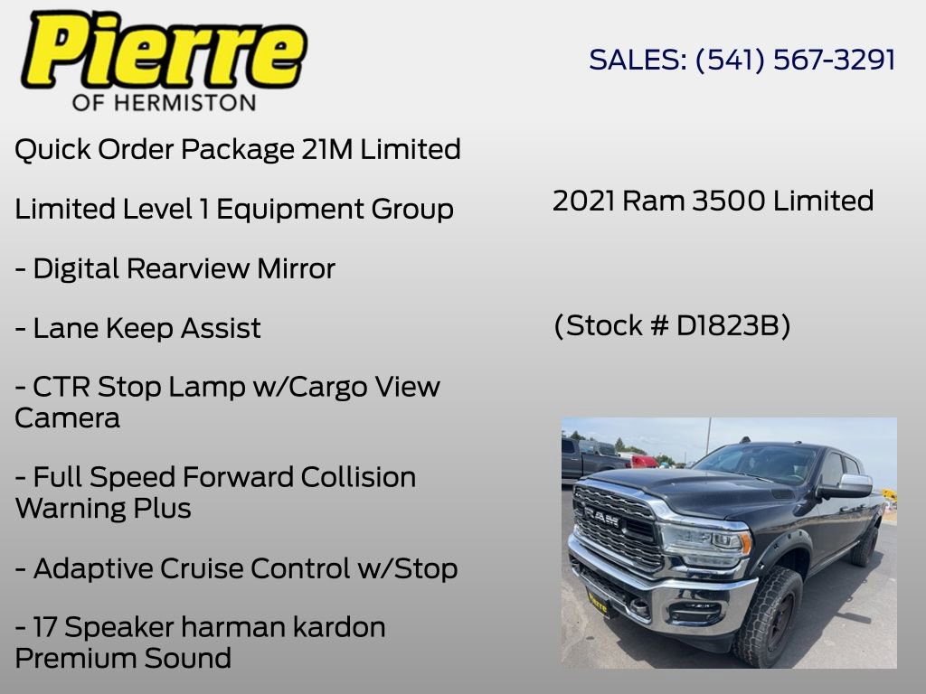 Used 2021 RAM 3500 Limited AWD/4WD image 6