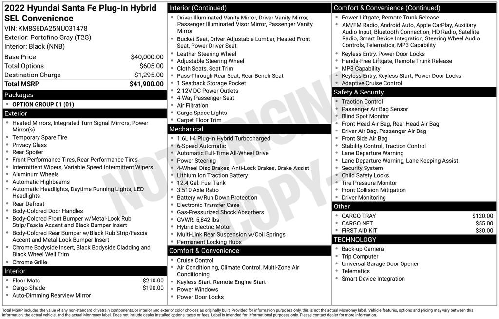 Used 2022 Hyundai Santa Fe SEL Convenience video 2