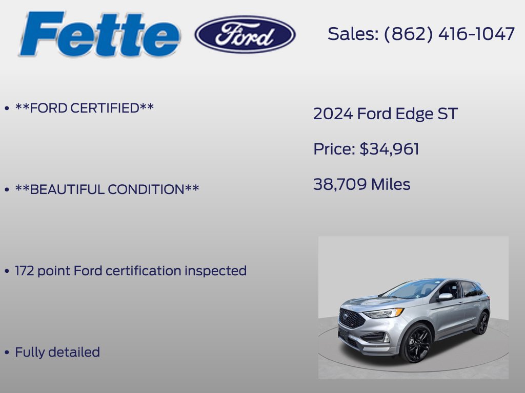 Used 2024 Ford Edge ST w/ Equipment Group 401A AWD/4WD image 6