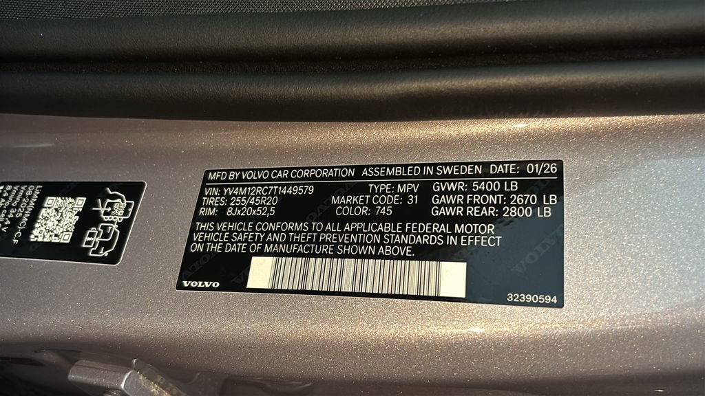 New 2026 Volvo XC60 B5 Plus w/ Climate Package AWD/4WD image 35