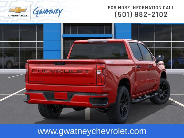 New 2026 Chevrolet Silverado 1500 Custom w/ Turbomax Blackout Package AWD/4WD image 4