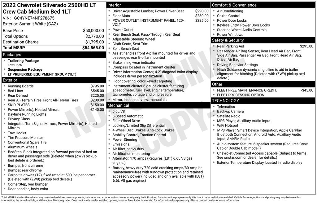 Used 2022 Chevrolet Silverado 2500 LT AWD/4WD image 32