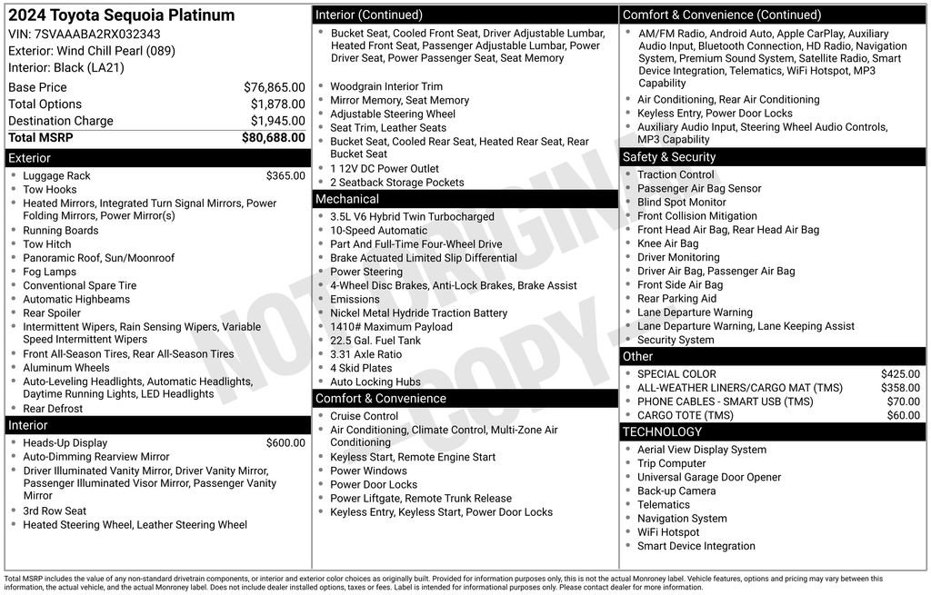 Used 2024 Toyota Sequoia Platinum image 54