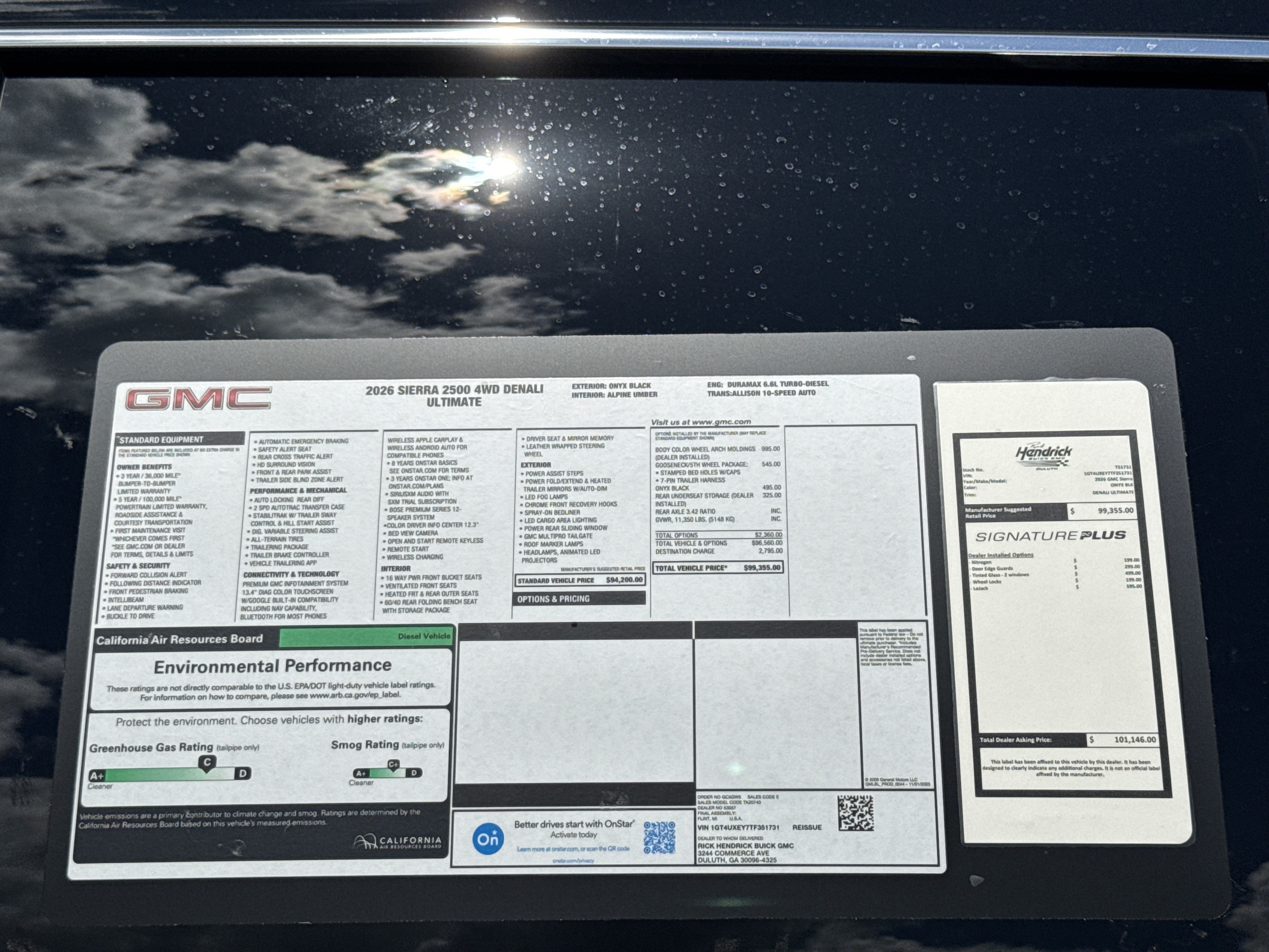 New 2026 GMC Sierra 2500 Denali Ultimate w/ LPO, Black Badging Package AWD/4WD image 37