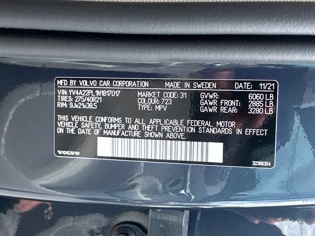 Used 2022 Volvo XC90 T6 Inscription w/ Advanced Package AWD/4WD image 32