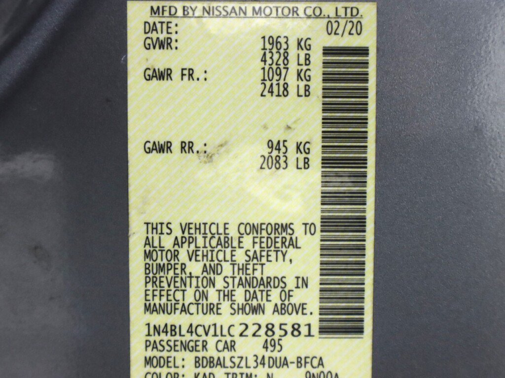 Used 2020 Nissan Altima 2.5 SR FWD image 40