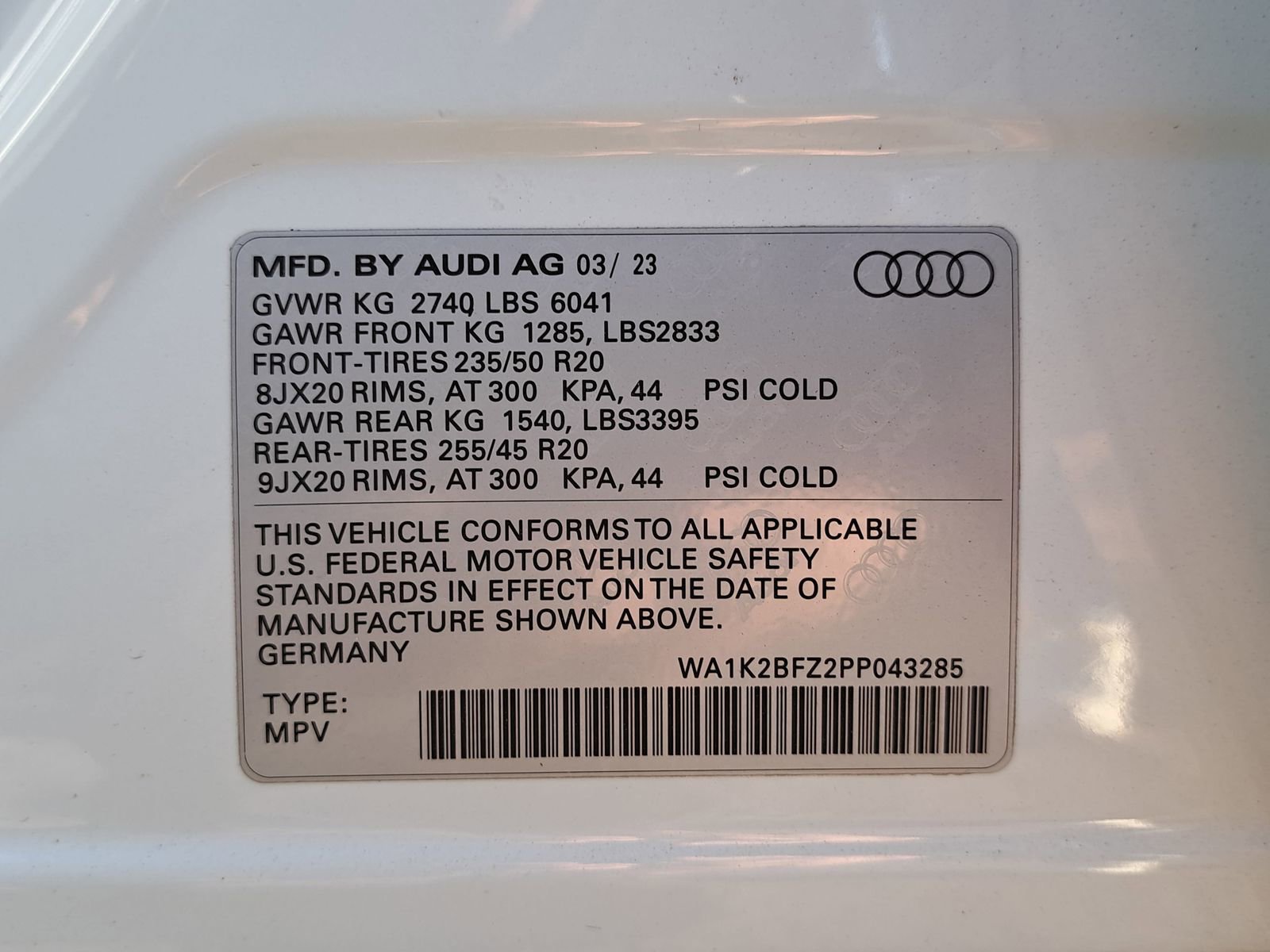 Certified 2023 Audi Q4 e-tron Premium w/ Convenience Package image 11
