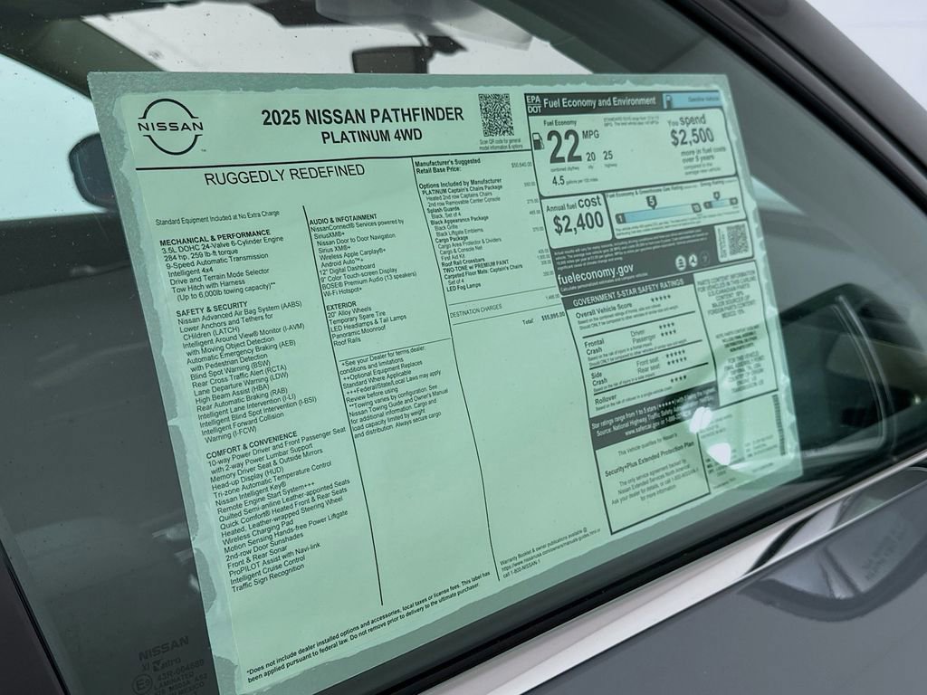 New 2025 Nissan Pathfinder Platinum image 13