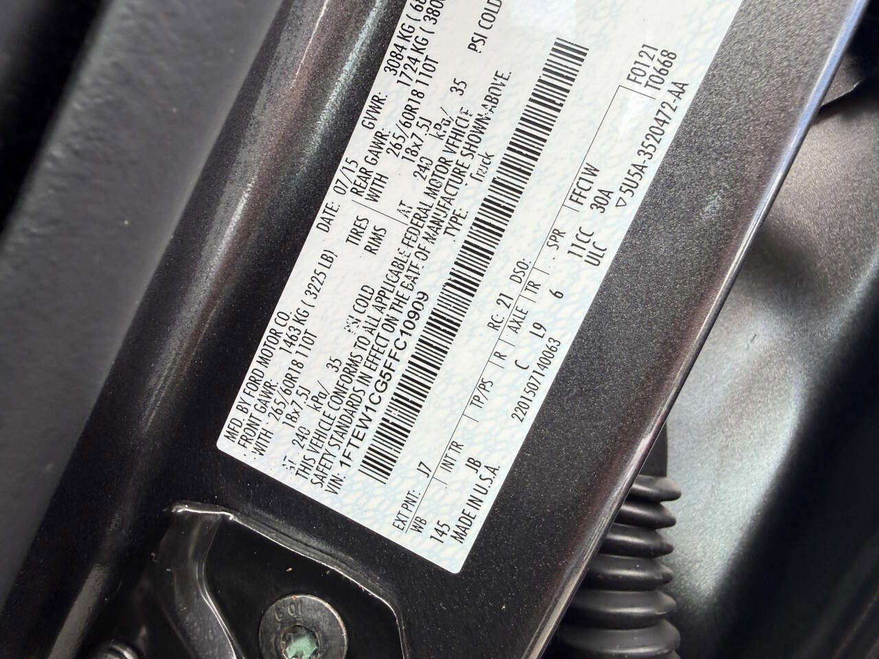 Used 2015 Ford F150 XLT w/ Equipment Group 302A Luxury RWD image 28