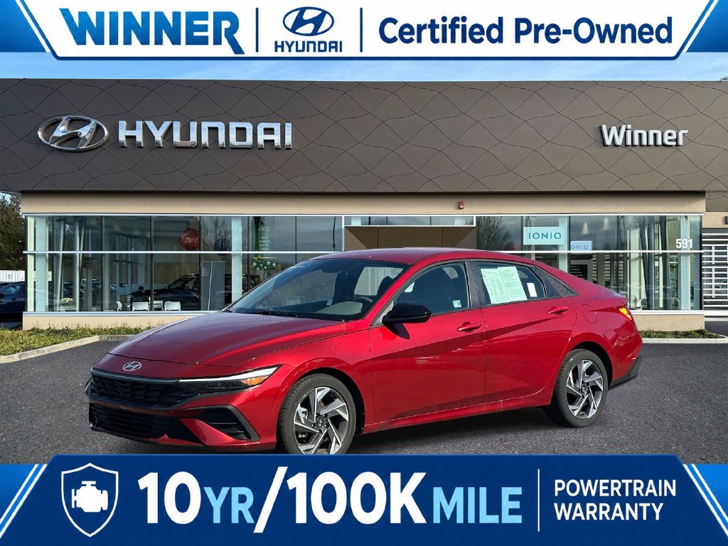 Certified 2025 Hyundai Elantra Sport