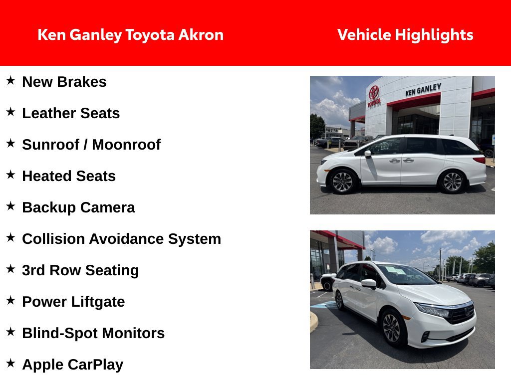 Used 2021 Honda Odyssey EX-L image 2