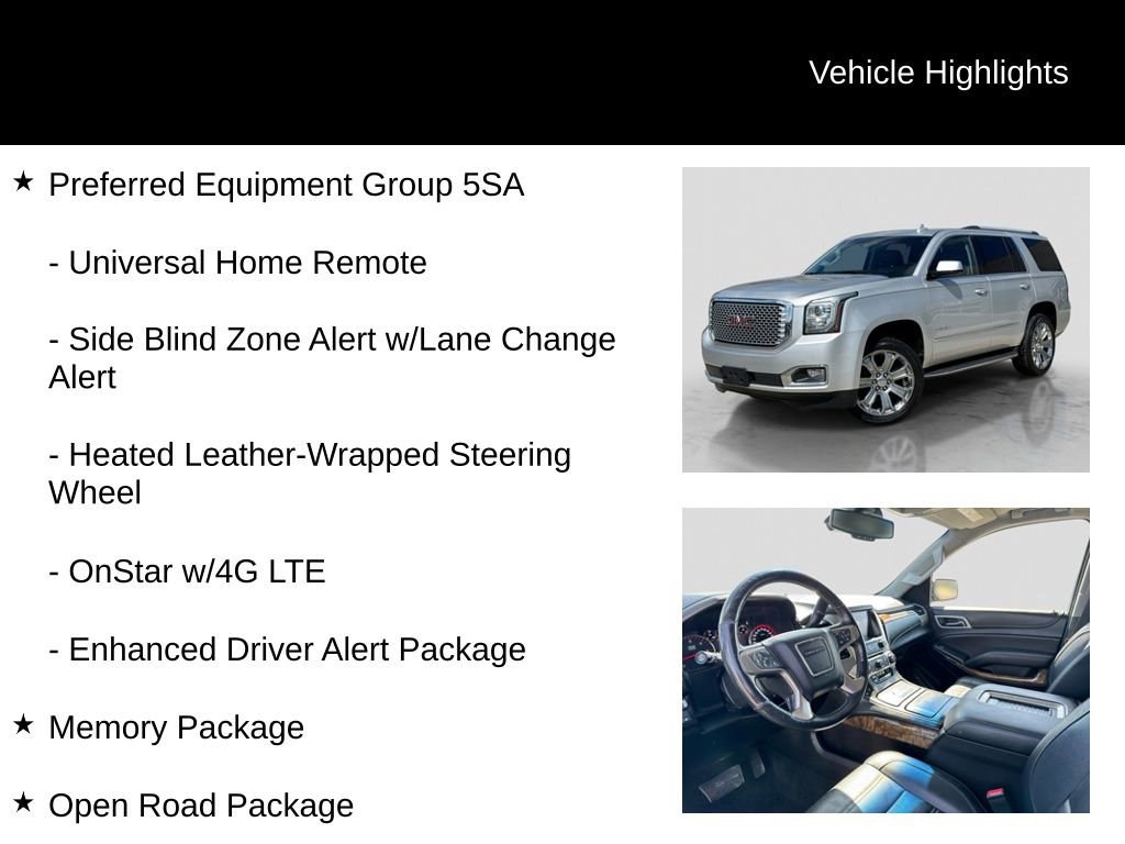 Used 2016 GMC Yukon Denali w/ Open Road Package AWD/4WD image 16