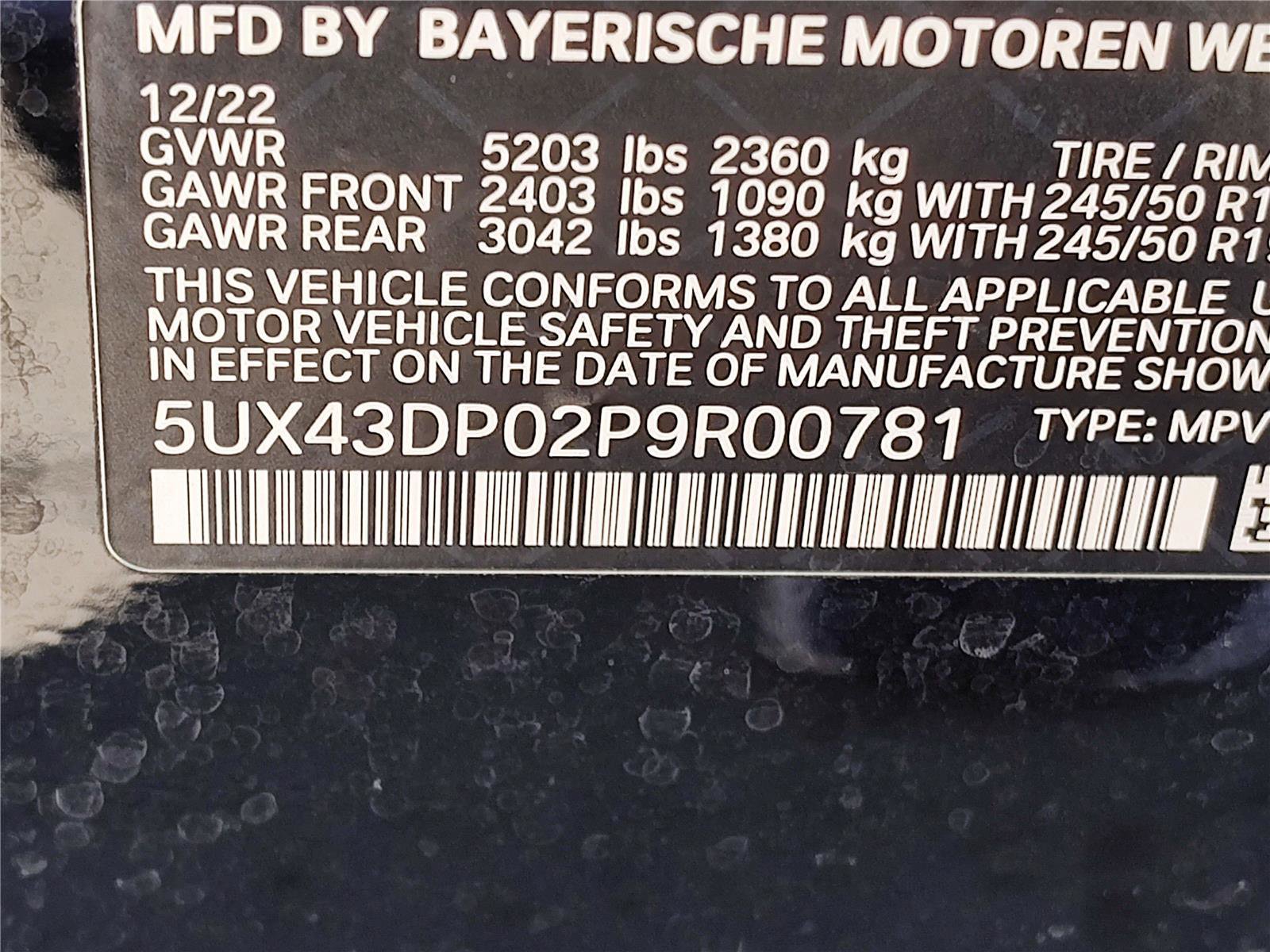 Certified 2023 BMW X3 sDrive30i w/ Premium Package image 13