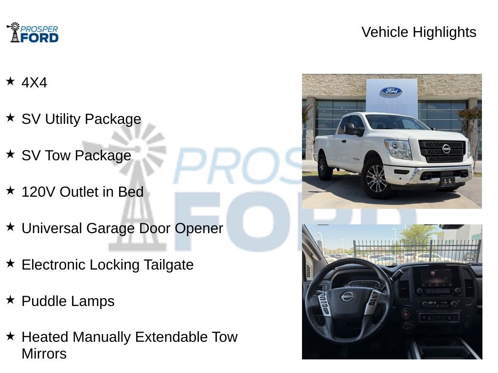 Used 2024 Nissan Titan SV w/ SV Utility Package AWD/4WD image 5
