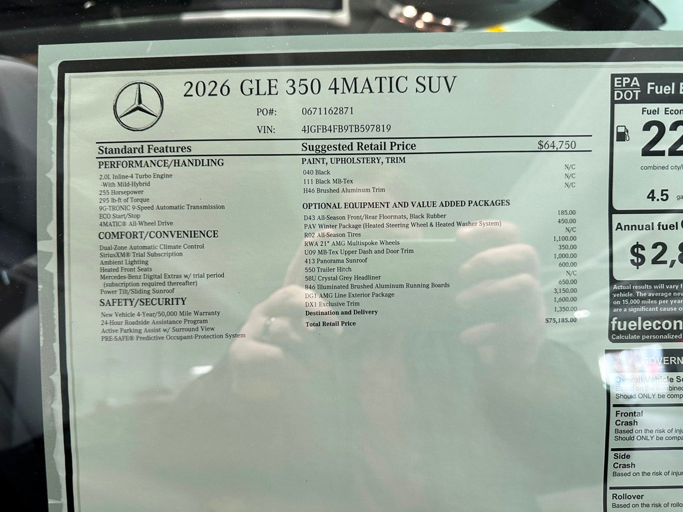 New 2026 Mercedes-Benz GLE 350 4MATIC image 17