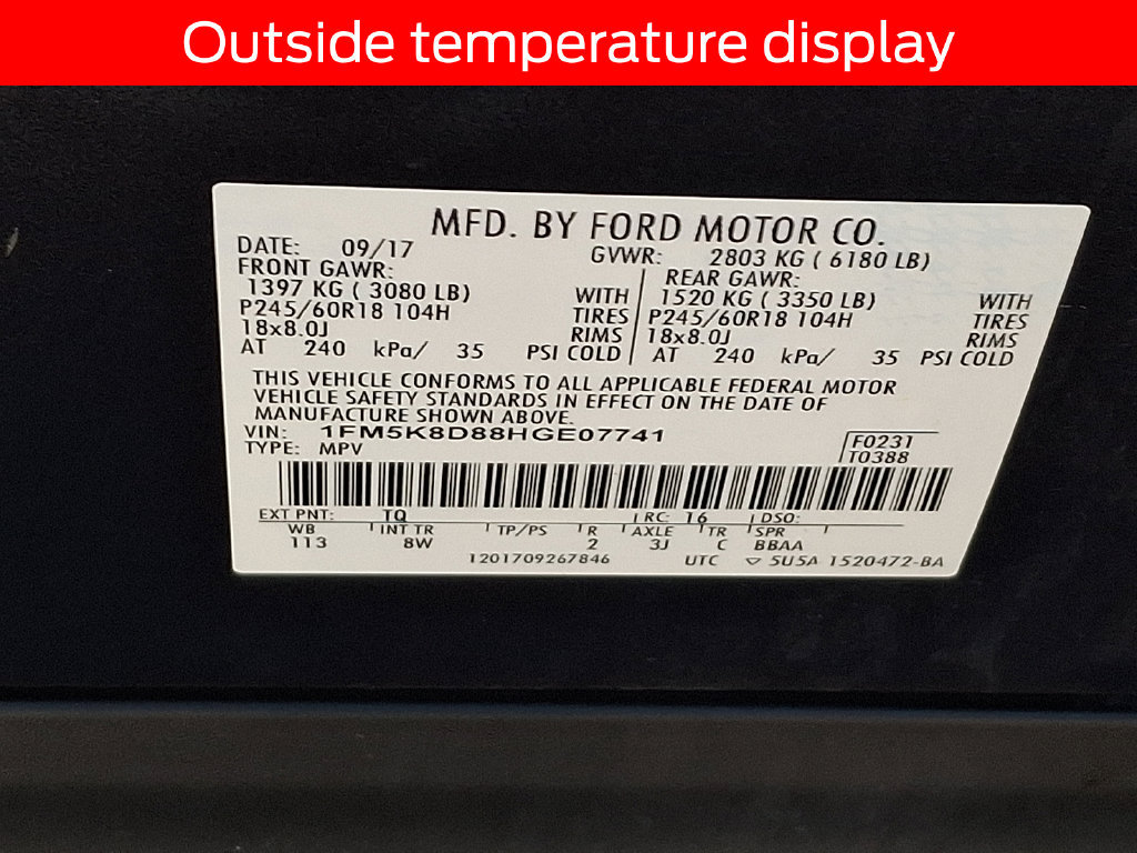 Certified 2017 Ford Explorer XLT AWD/4WD image 25