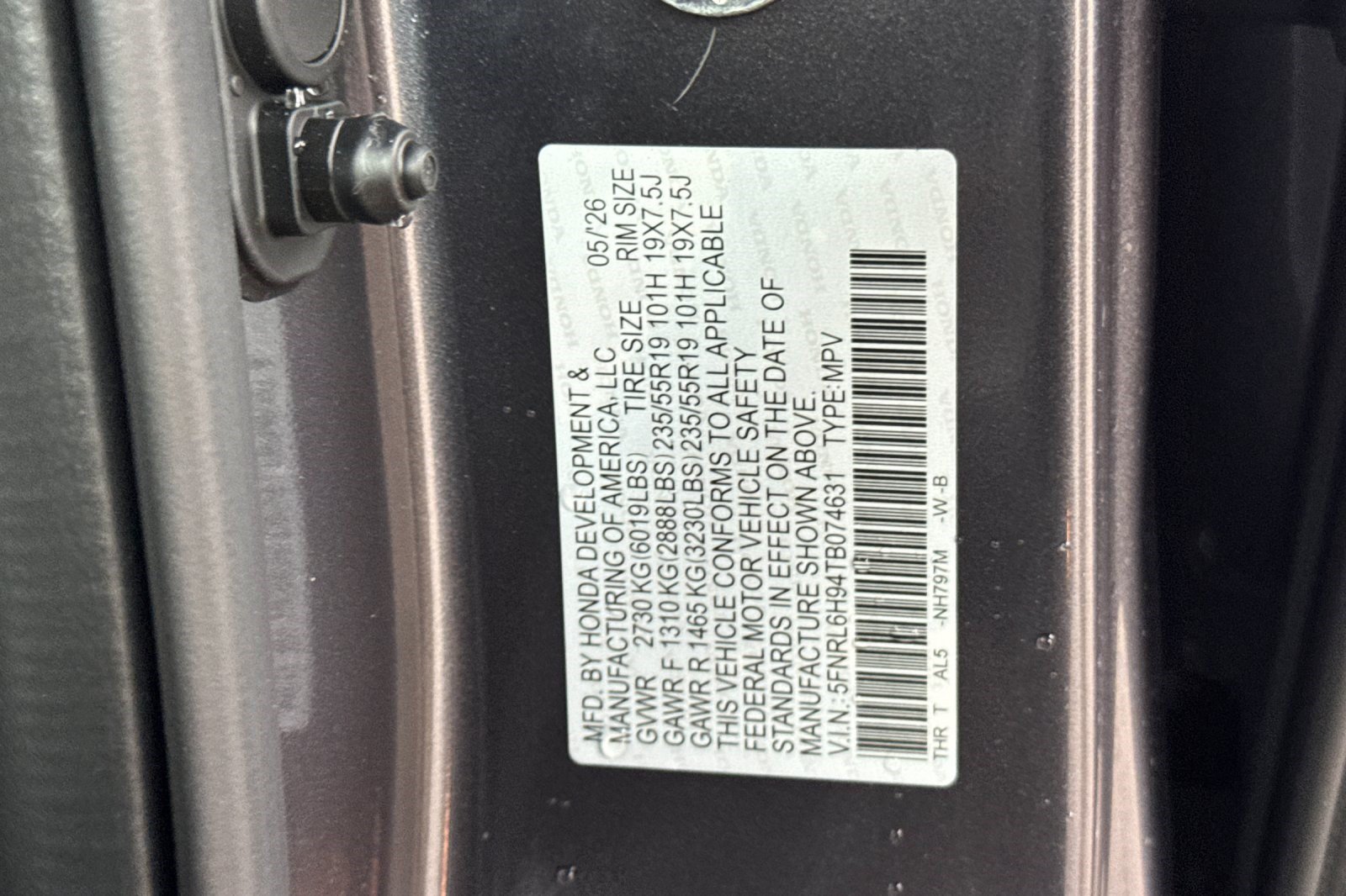 New 2026 Honda Odyssey Elite image 20