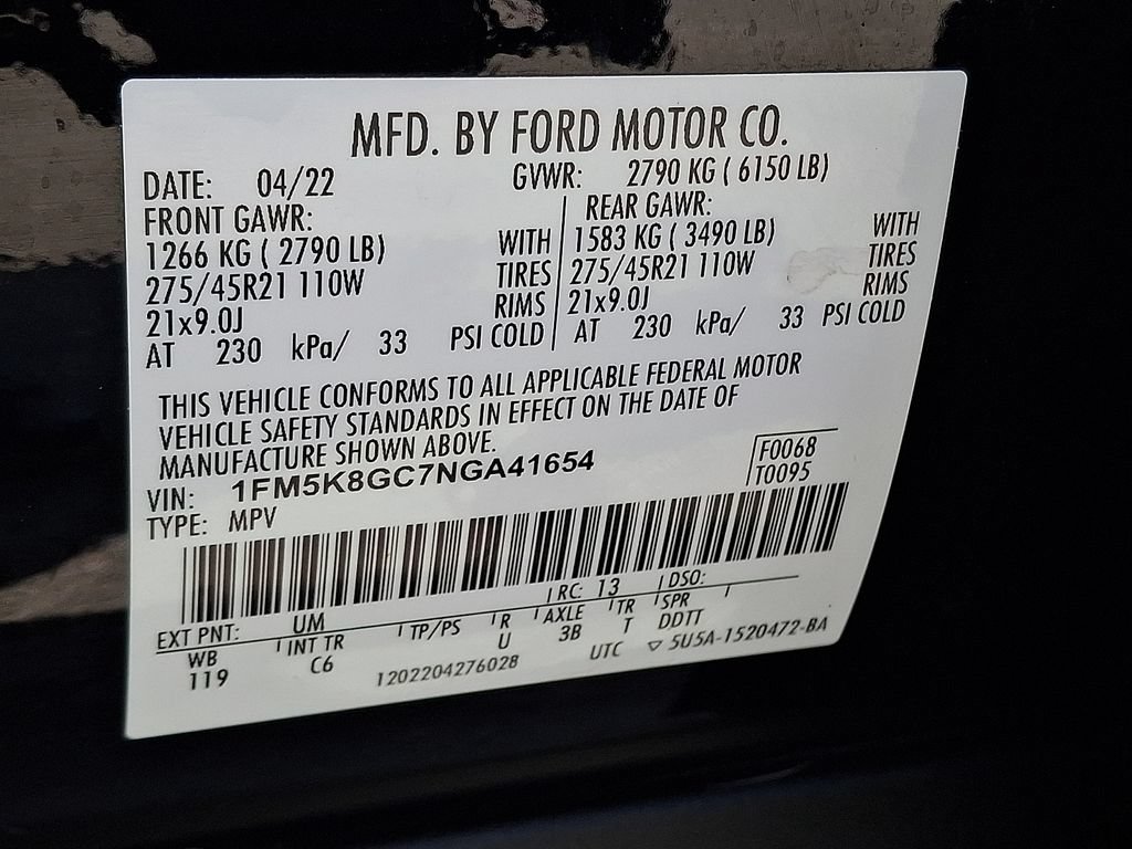 Used 2022 Ford Explorer ST w/ Equipment Group 401A AWD/4WD image 30