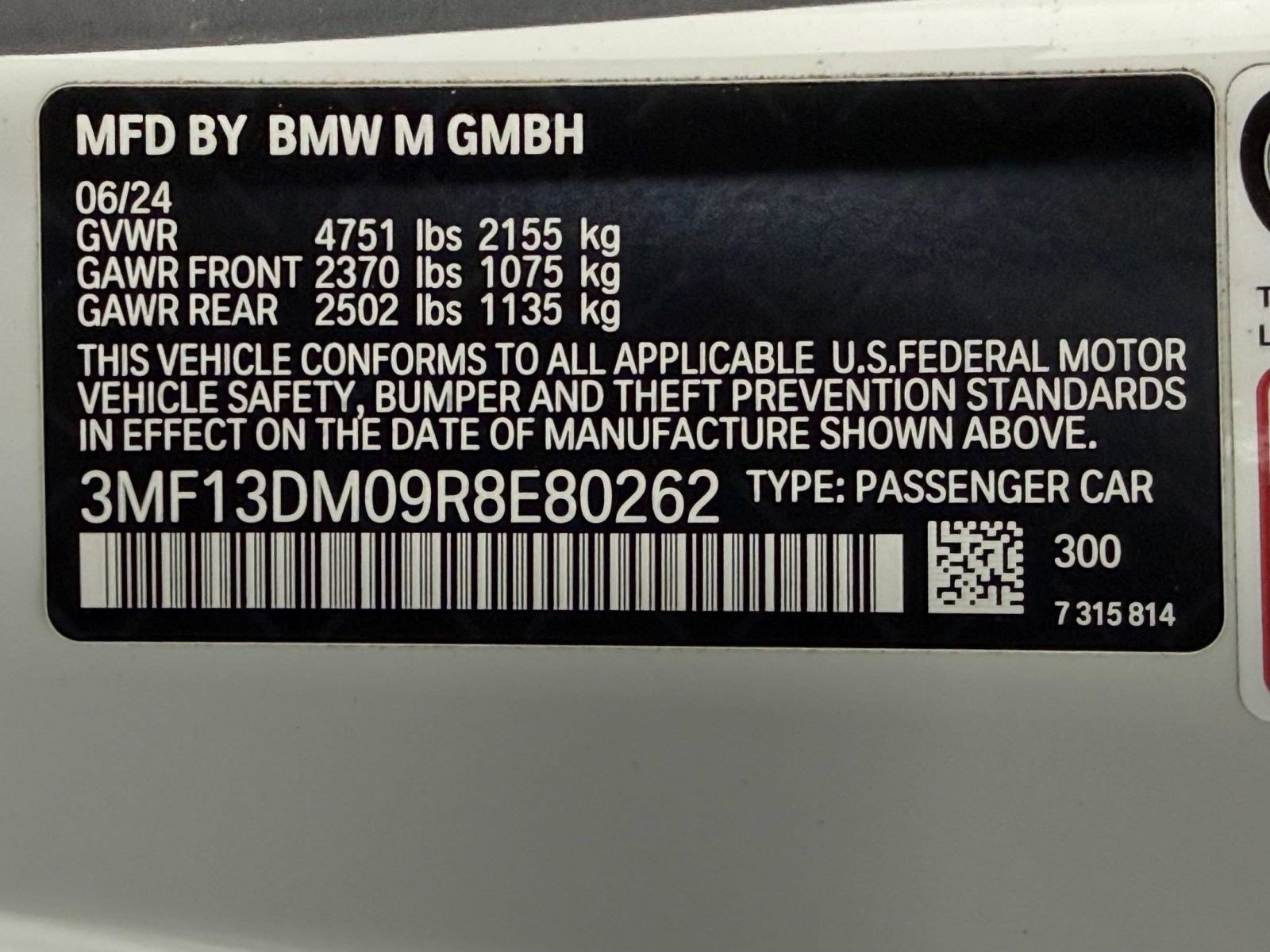 Used 2024 BMW M2 w/ Lighting Package RWD image 24