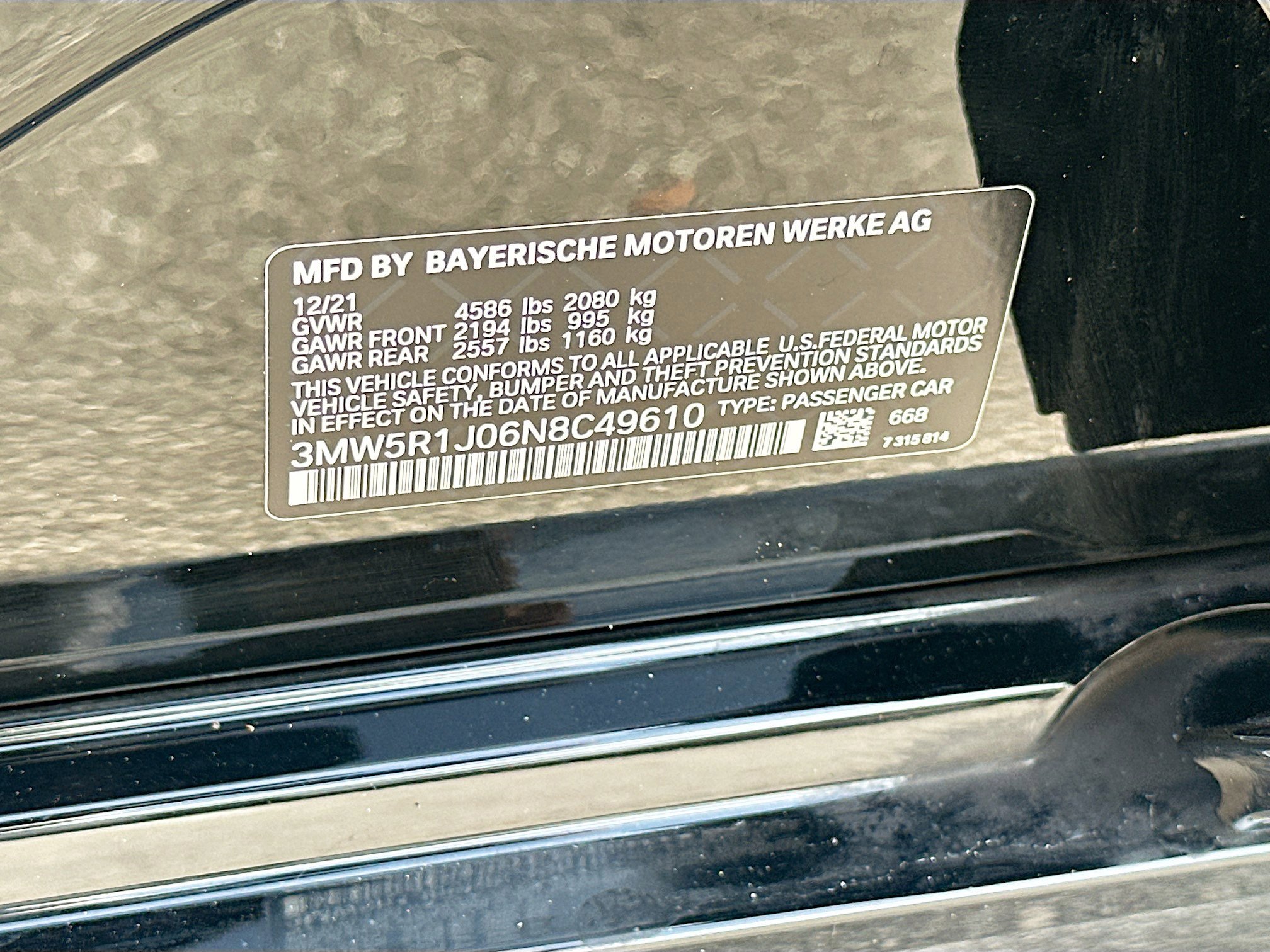 Certified 2022 BMW 330i Sedan w/ Driving Assistance Package image 39