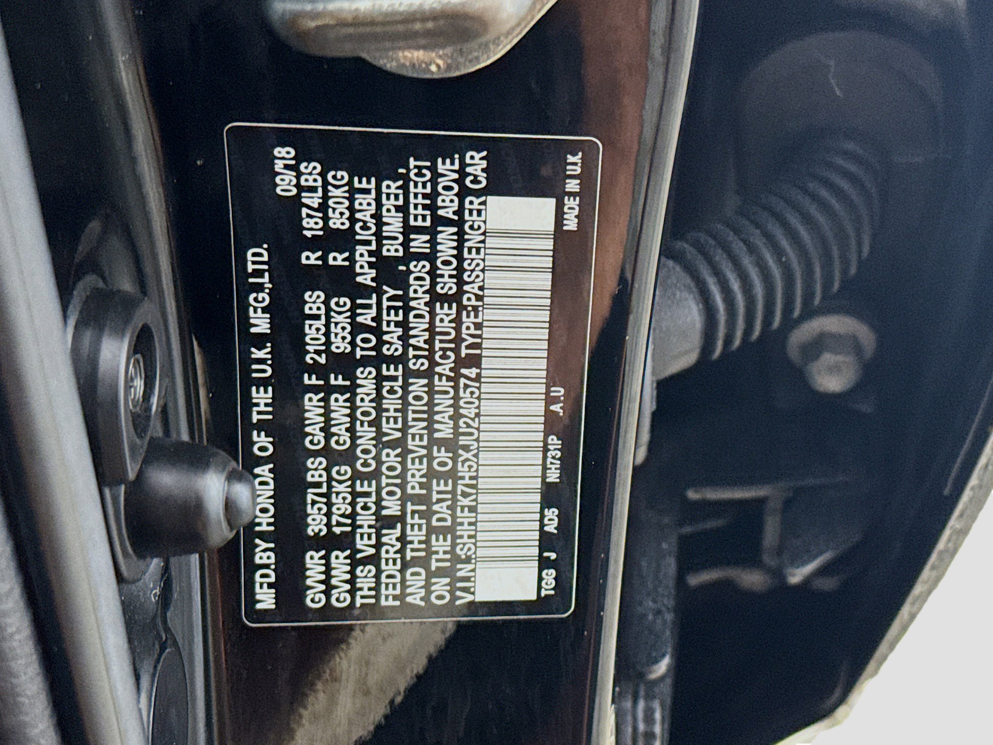 Used 2018 Honda Civic EX image 40