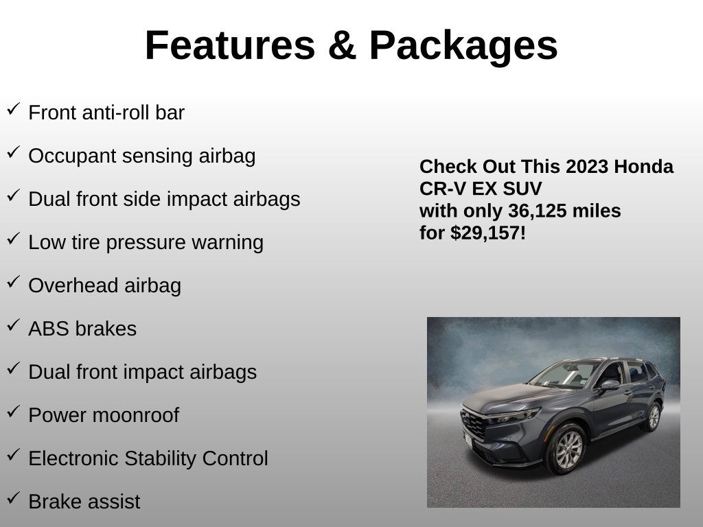 Certified 2023 Honda CR-V EX image 12