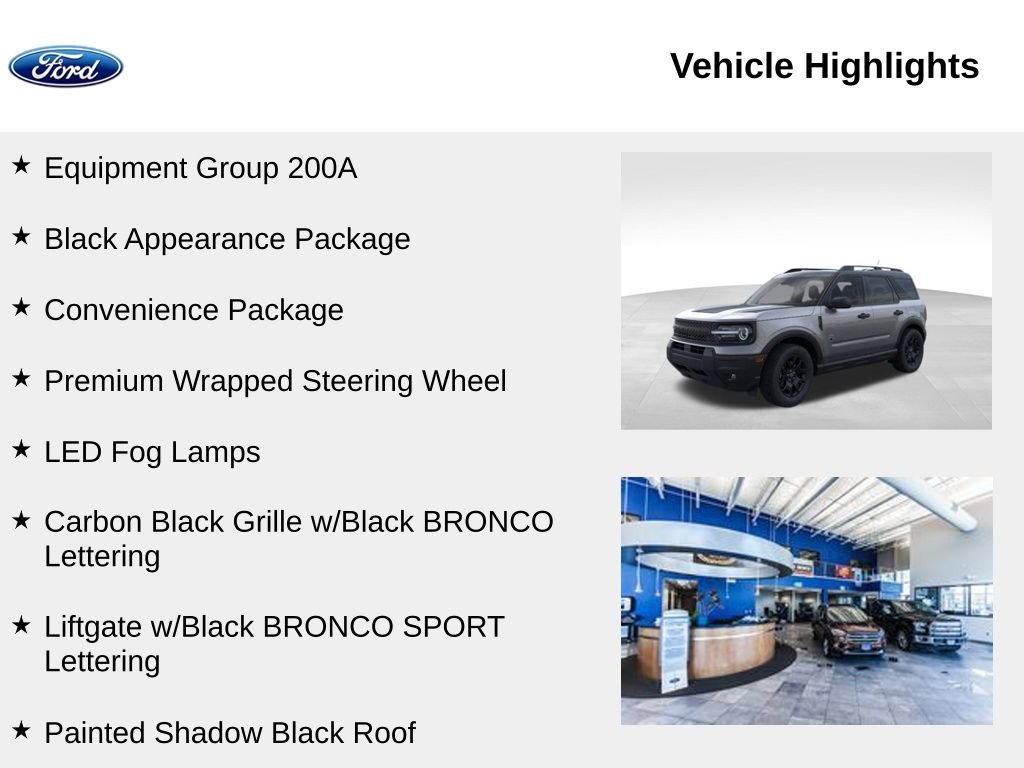 New 2025 Ford Bronco Sport Big Bend w/ Convenience Package image 2