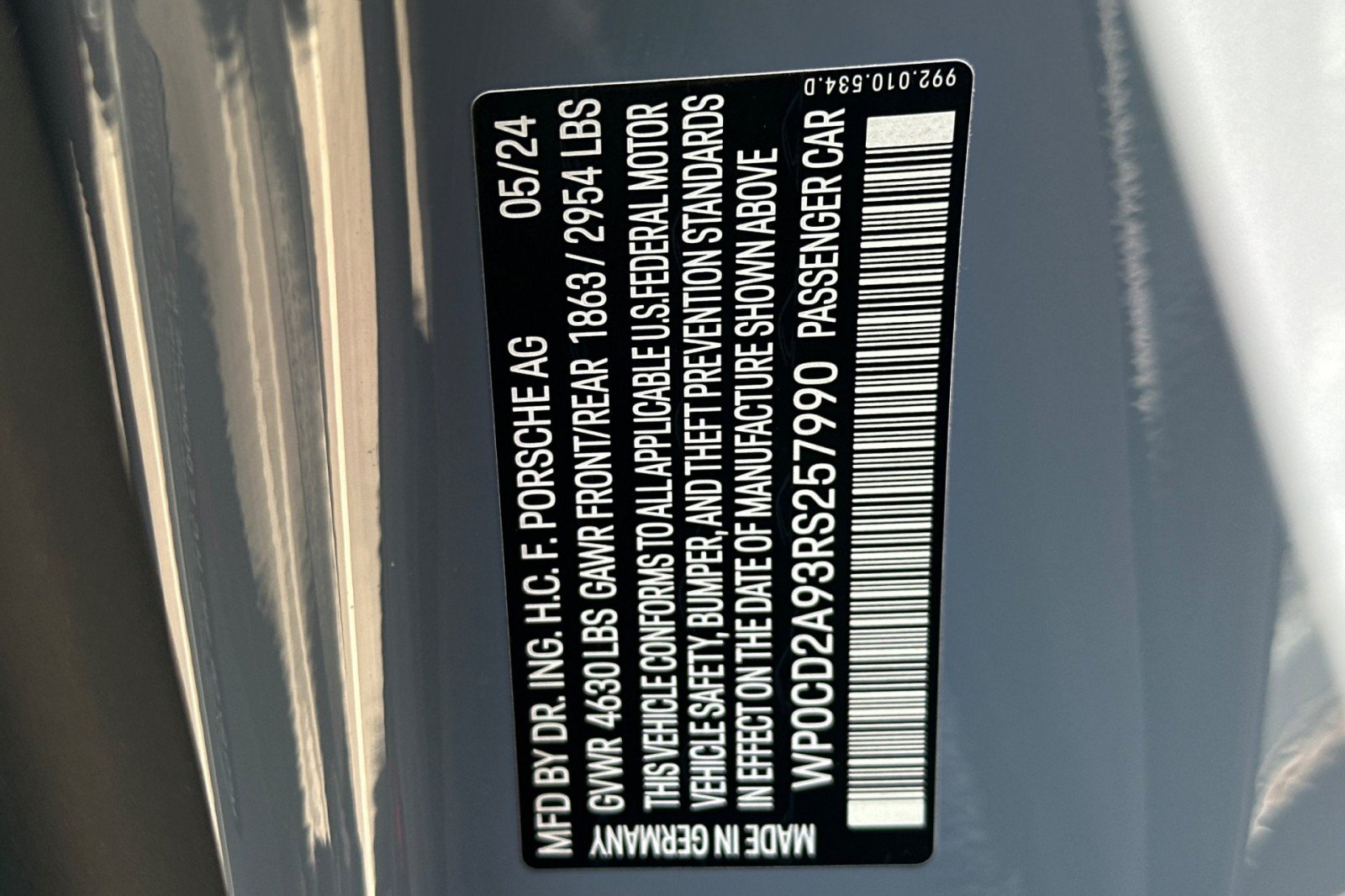 Certified 2024 Porsche 911 Turbo AWD/4WD image 28