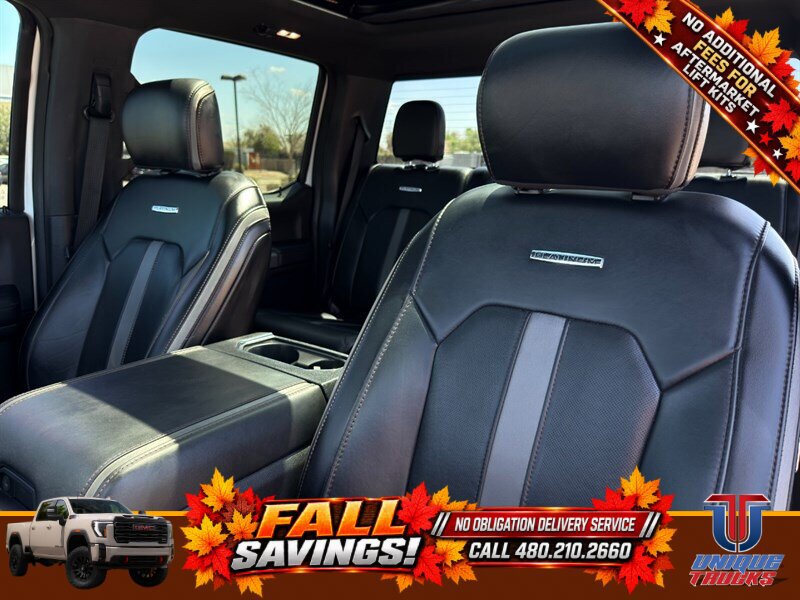 Used 2018 Ford F350 Platinum w/ Platinum Ultimate Package AWD/4WD image 20