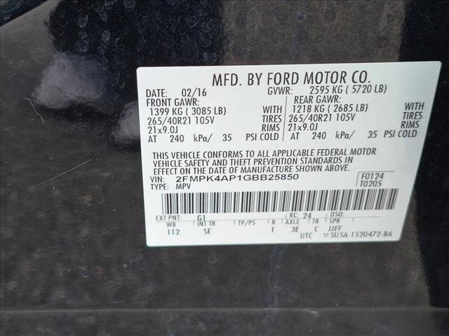 Used 2016 Ford Edge Sport w/ Equipment Group 401A AWD/4WD image 22