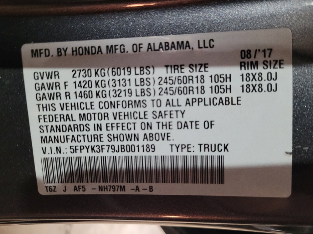 Used 2018 Honda Ridgeline RTL-E image 33