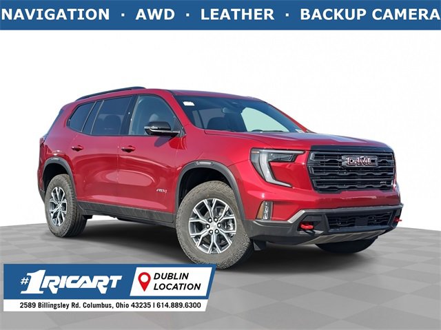 New 2025 GMC Acadia AT4 w/ LPO, Floor Liner Package