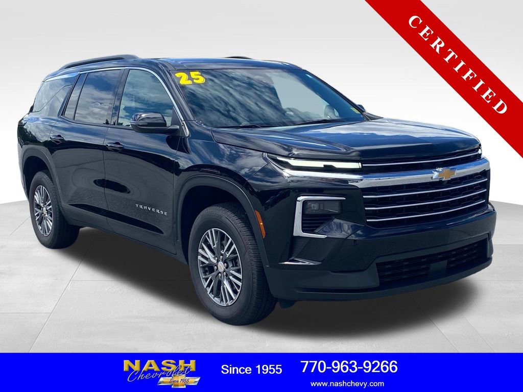 Certified 2025 Chevrolet Traverse LT