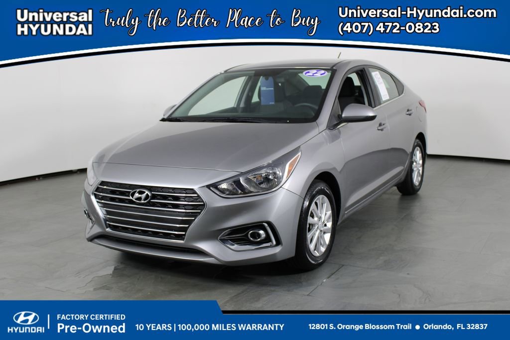 Certified 2022 Hyundai Accent SEL FWD image 1