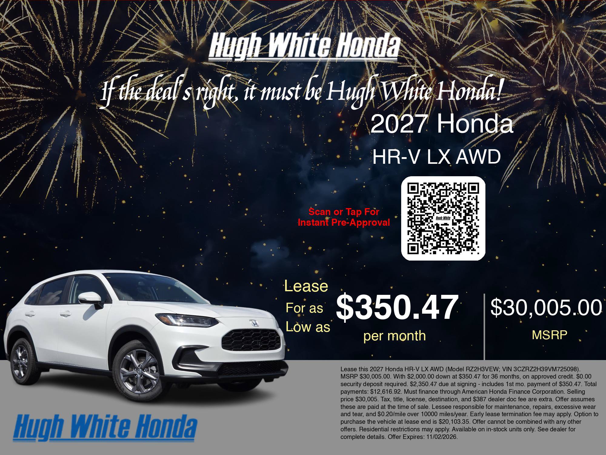 New 2027 Honda HR-V LX image 34