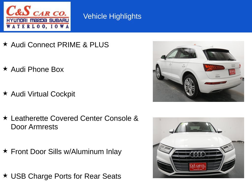 Used 2020 Audi Q5 2.0T Premium Plus w/ Premium Plus Package AWD/4WD image 19