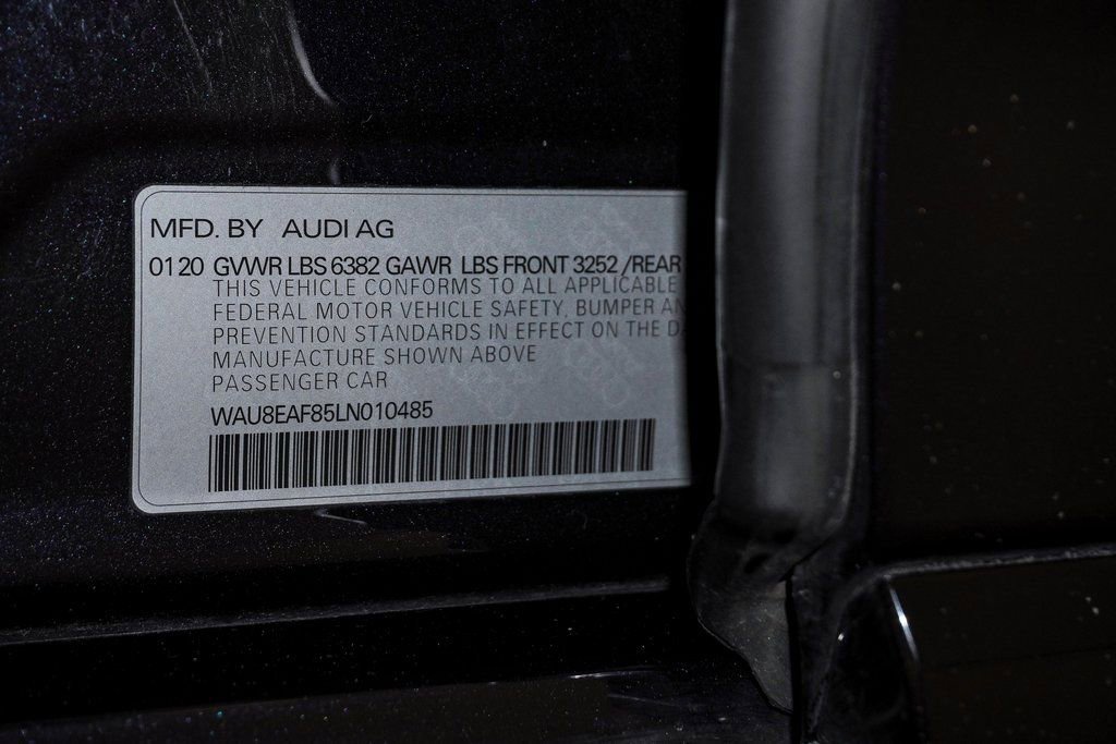 Used 2020 Audi A8 L 4.0T w/ Sport Plus Package image 32