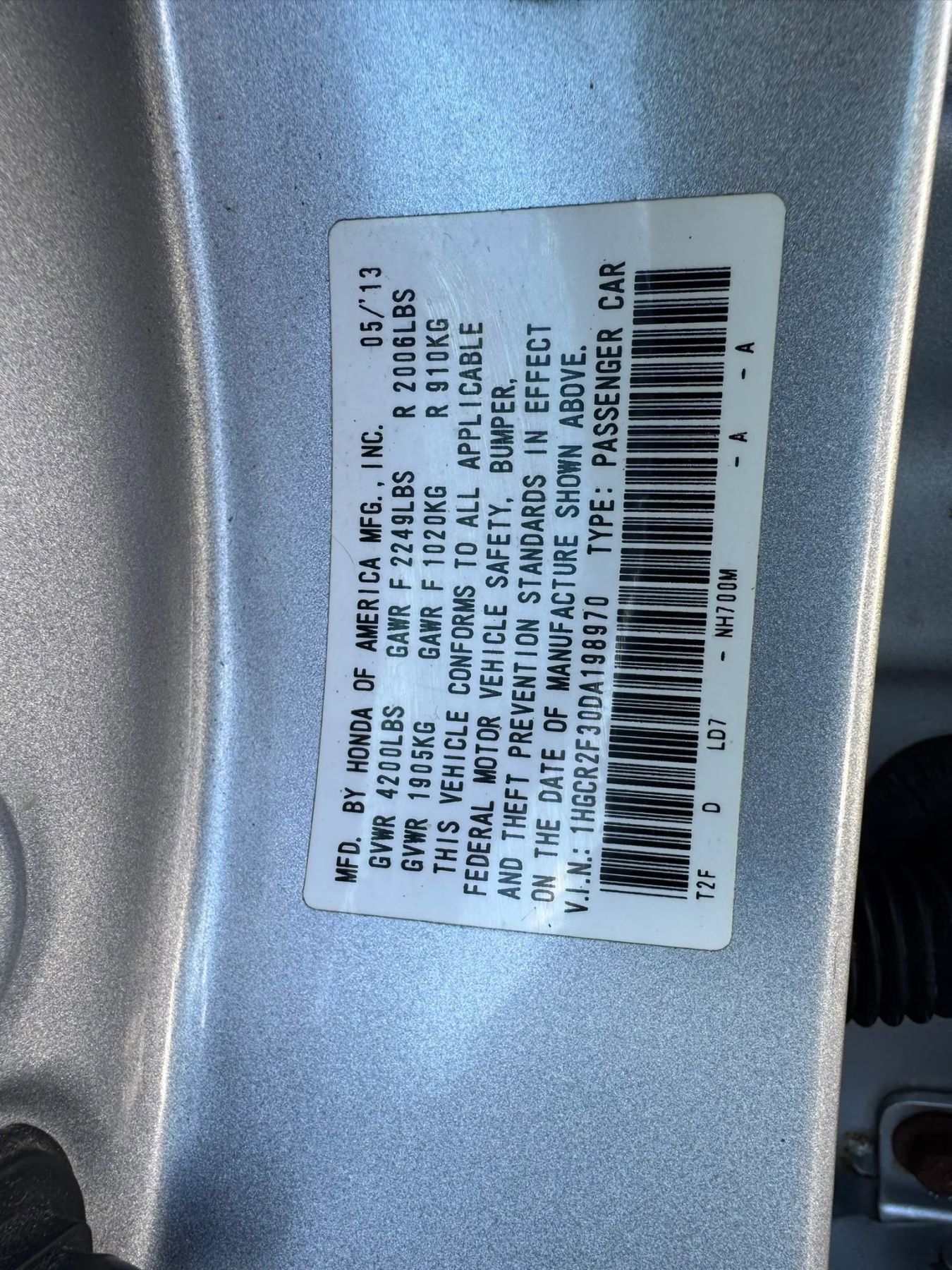 Used 2013 Honda Accord LX image 19