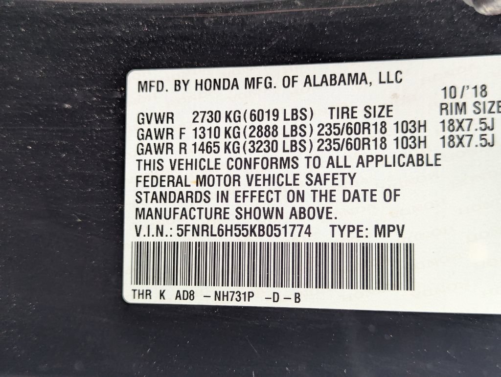 Used 2019 Honda Odyssey EX image 15